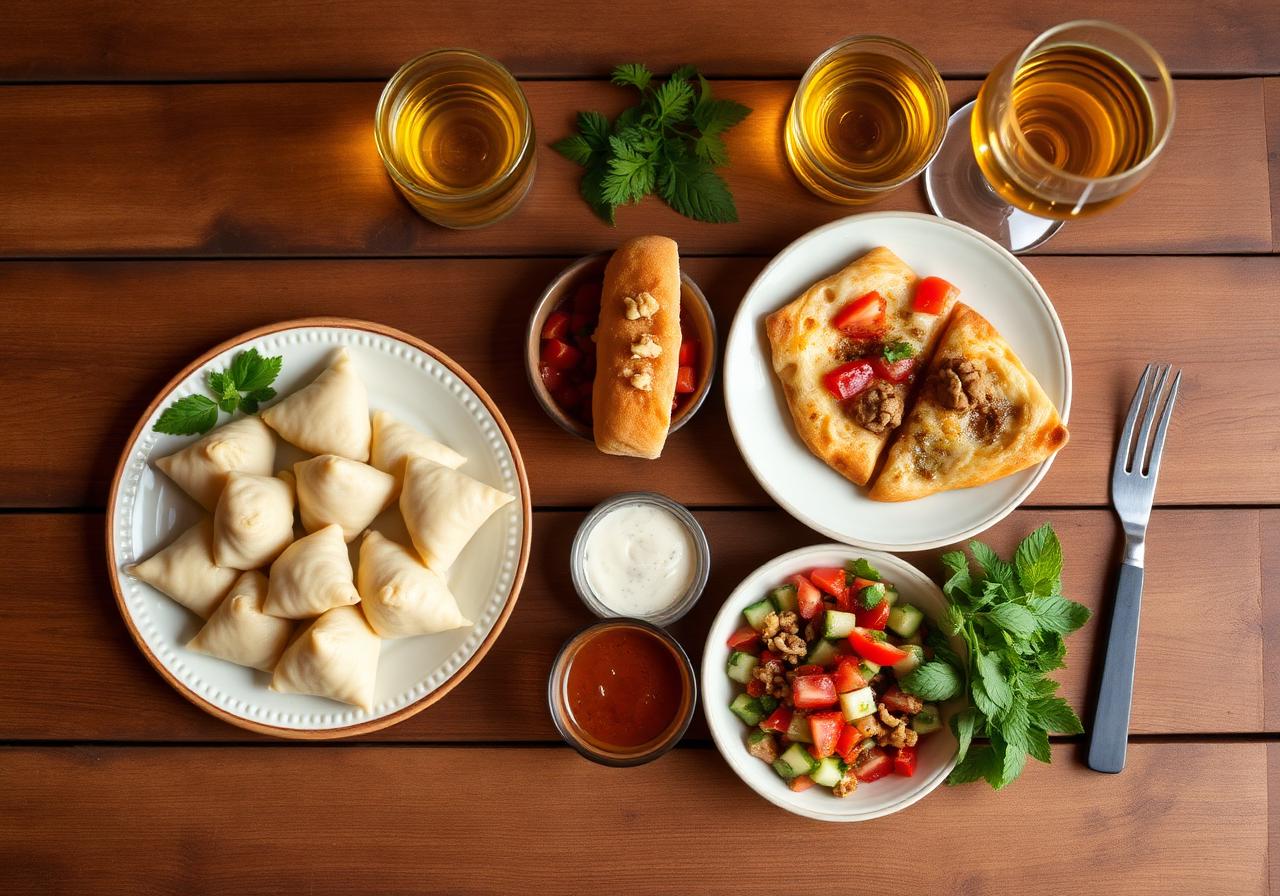 Georgian dishes by Marine